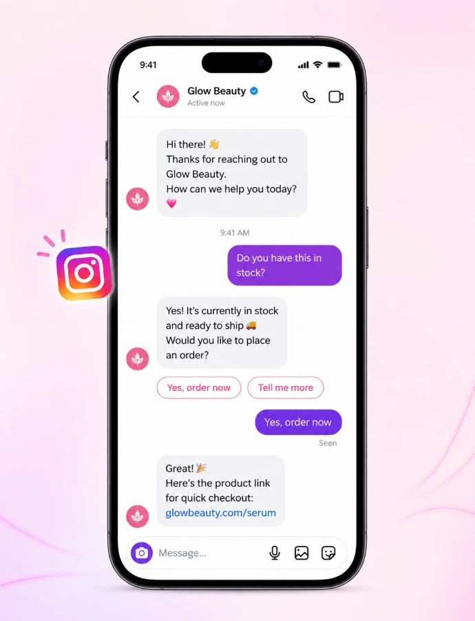 Instagram automated DMs