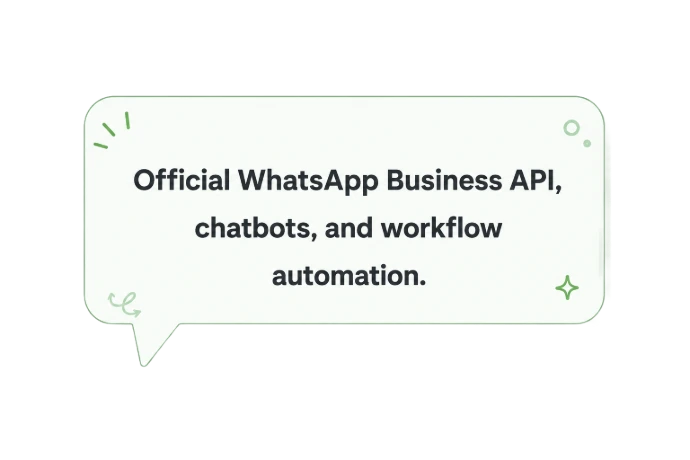 WhatsApp automation message