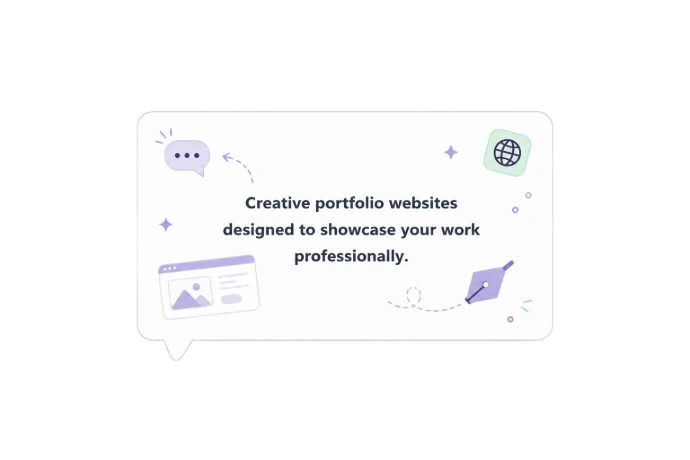 Portfolio website message